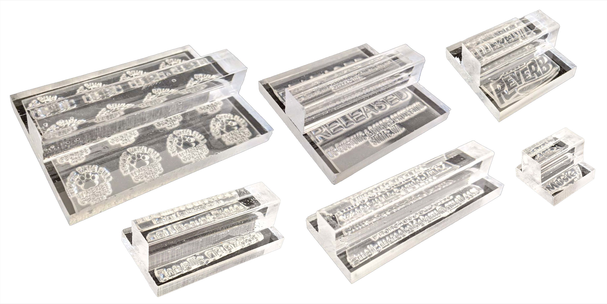 Acrylic SEETHRU Stamps Denver Stamps